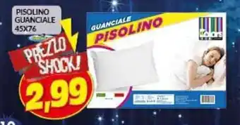 Risparmio Casa PISOLINO GUANCIALE 45 x 76 offerta
