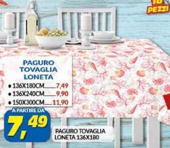 Risparmio Casa PAGURO TOVAGLIA LONETA 136X180 offerta