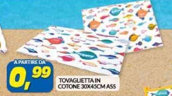 TOVAGLIETTA IN COTONE 30X45CM ASS