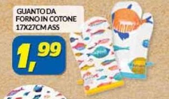 Risparmio Casa GUANTO DA FORNO IN COTONE 17X27CMASS offerta