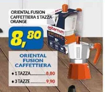 Risparmio Casa ORIENTAL FUSION CAFFETTIERA 1 TAZZA ORANGE offerta