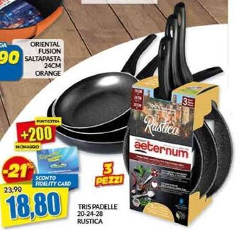 Risparmio Casa TRIS PADELLE 20-24-28 RUSTICA offerta
