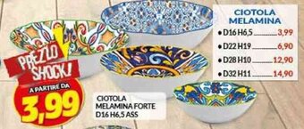 Risparmio Casa CIOTOLA MELAMINA FORTE D16 H6,5 ASS offerta