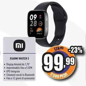 Unieuro XIAOMI WATCH 3 offerta
