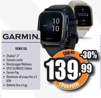 Unieuro GARMIN. VENU SQ offerta