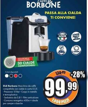 Unieuro CAFFÈ BORBONE offerta