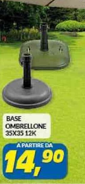 Risparmio Casa BASE OMBRELLONE 35X35 12K offerta