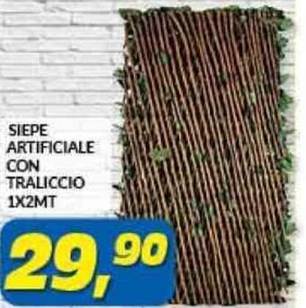 Risparmio Casa SIEPE ARTIFICIALE CON TRALICCIO 1X2MT offerta