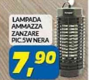 Risparmio Casa LAMPADA AMMAZZA ZANZARE PIC 5W NERA offerta