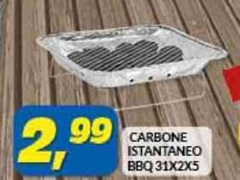 Risparmio Casa CARBONE ISTANTANEO BBQ 31X2X5 offerta