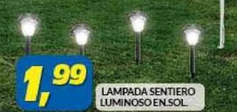 Risparmio Casa LAMPADA SENTIERO LUMINOSO EN SOL offerta