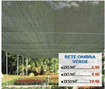 Risparmio Casa RETE OMBRA VERDE 2x5 mt offerta