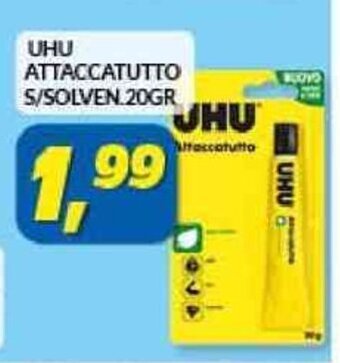 Risparmio Casa UHU ATTACCATUTTO S/SOLVEN.20GR offerta
