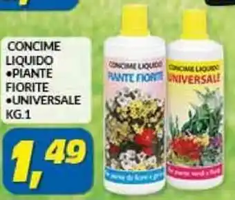 Risparmio Casa CONCIME LIQUIDO ●PIANTE FIORITE KG.1 UNIVERSALE offerta