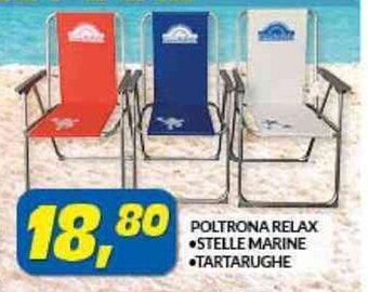 POLTRONA RELAX STELLE MARINE TARTARUGHE