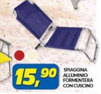 Risparmio Casa SPIAGGINA ALLUMINIO FORMENTERA CON CUSCINO offerta