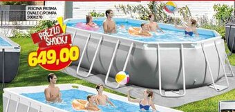 Risparmio Casa PISCINA PRISMA OVALEC/POMPA 500X270 offerta