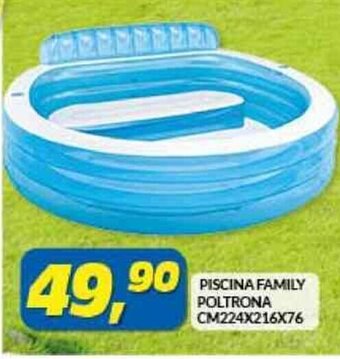 Risparmio Casa PISCINA FAMILY POLTRONA CM224X216X76 offerta