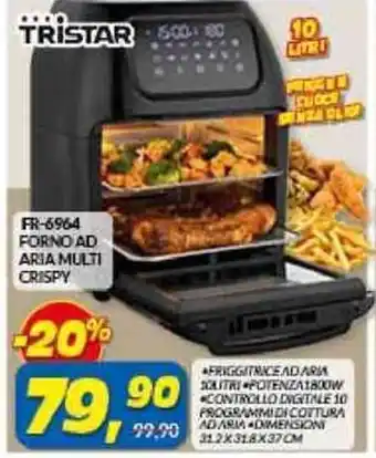 Risparmio Casa FR-6964 FORNO AD ARIA MULTI CRISPY offerta