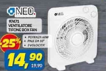 Risparmio Casa Neo VENTILATORE TIFONE BOX FAN offerta
