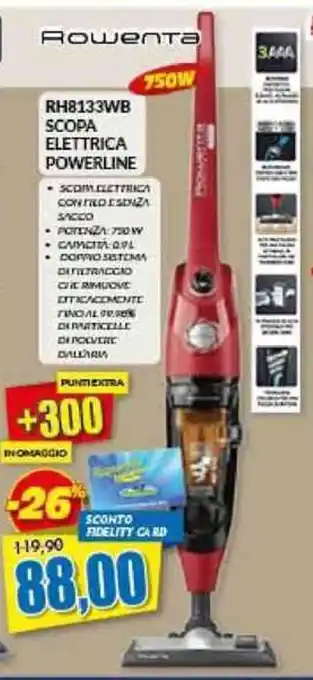 Risparmio Casa Rowenta RH8133WB SCOPA ELETTRICA POWERLINE offerta