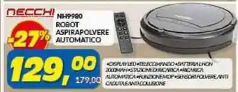 Risparmio Casa NECCHI NH9980 ROBOT ASPIRAPOLVERE AUTOMATICO offerta