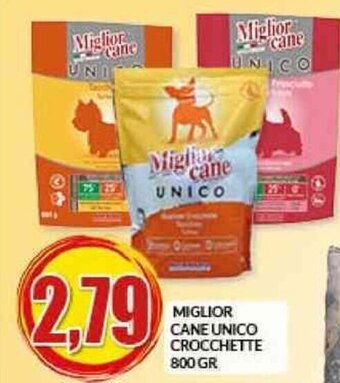 Risparmio Casa MIGLIOR CANE UNICO CROCCHETTE 800 gr offerta