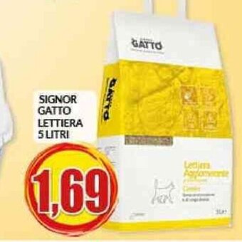 Risparmio Casa SIGNOR GATTO LETTIERA 5 LITRI offerta