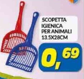 Risparmio Casa SCOPETTA IGIENICA PER ANIMALI 13.5X28CM offerta