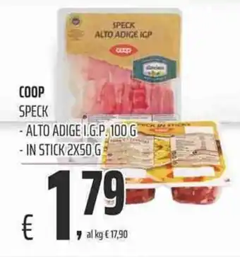 Coop Coop Speck 100g/2x50g offerta