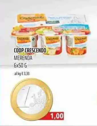 Coop Coop Crescendo Merenda 6x50g offerta