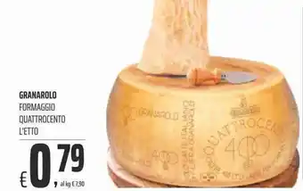Coop Granarolo Formaggio Quatrocento offerta