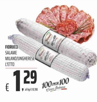 Coop Fiorucci Salame offerta