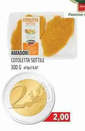 Coop Amadori Cotoletta Sottile 300g offerta