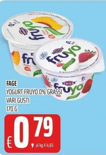 Coop Fage Yogurt Fruyo 0% Grassi 170g offerta