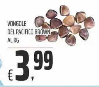 Coop Vongole del Pacifico Brown offerta