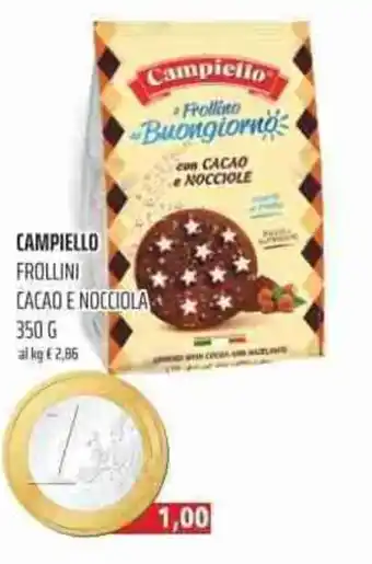 Coop Campiello Frollini Cacao e Nocciola 350g offerta