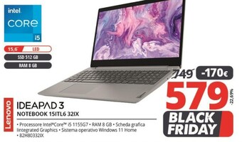 Comet Lenovo ideapad 3 notebook 15itl6 321x offerta