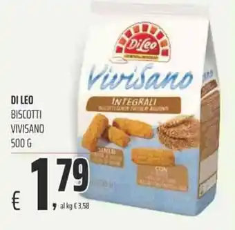 Coop Di Leo ViviSano Biscotti 500g offerta