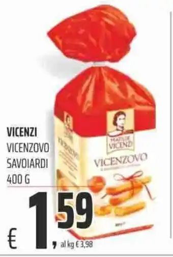 Coop Vicenzi Vicenzovo Savoiardi 400g offerta