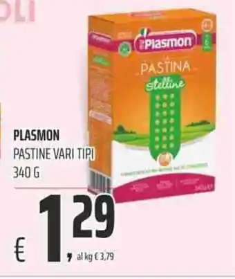 Coop Plasmon Pastine 340g offerta
