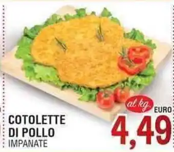 COTOLETTE DI POLLO IMPANATE