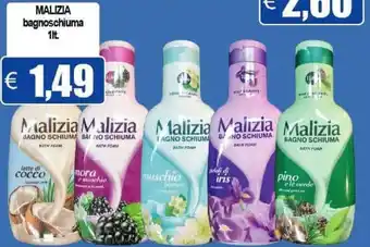 MALIZIA bagnoschiuma 1lt.