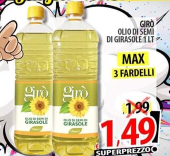 Il Genio Supermercato GIRO OLIO DI SEMI DI GIRASOLE 1 LT offerta