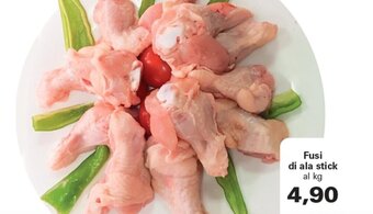 Alvama Fusi di ala stick al kg offerta