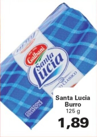 Alvama Santa Lucia Burro 125 g offerta