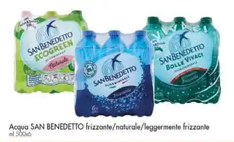 Galassia Acqua SAN BENEDETTO ml 500x6 offerta