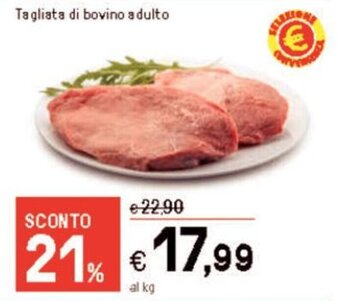 Iper La Grande Tagliata di bovino adulto offerta