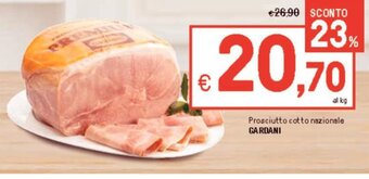 Iper La Grande Prosciutto cotto nazionale GARDANI offerta