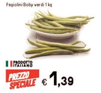 Iper La Grande Fagiolini Boby verdi 1 kg offerta